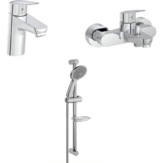 Набор смесителей 3 в 1 для ванны Vitra A42302EXP фото 