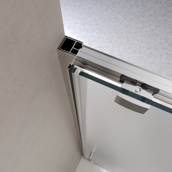 Душевая дверь BelBagno 120 см LUCE-BF-1-120-P-Cr, хром/матовое - 2 Душевая дверь BelBagno 120 см LUCE-BF-1-120-P-Cr, хром/матовое фото 2