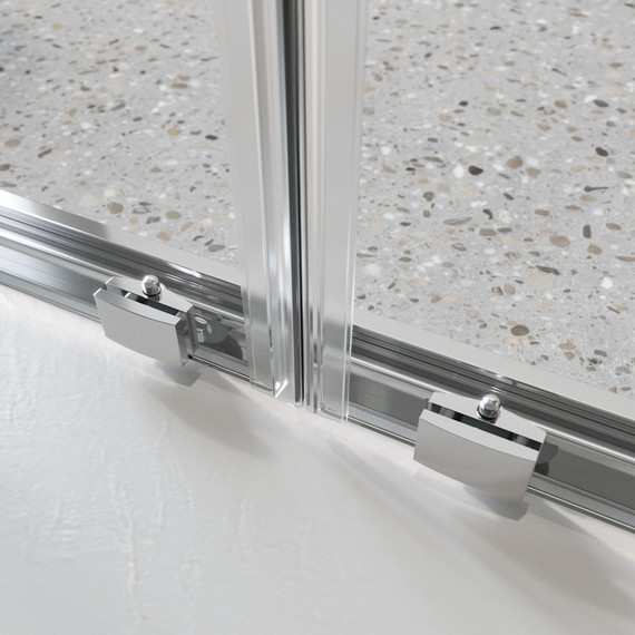 Душевая дверь BelBagno 160 см LUCE-BF-2-160-C-Cr, хром/прозрачное - 4 Душевая дверь BelBagno 160 см LUCE-BF-2-160-C-Cr, хром/прозрачное фото 4