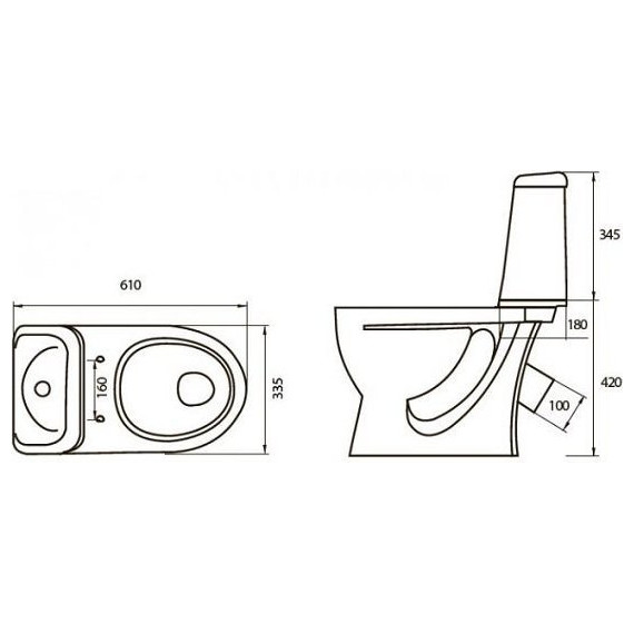 Унитаз напольный Sanita Идеал комфорт IDLSACC01030713 с крышкой микролифт - 3 Унитаз напольный Sanita Идеал комфорт IDLSACC01030713 с крышкой микролифт фото 3