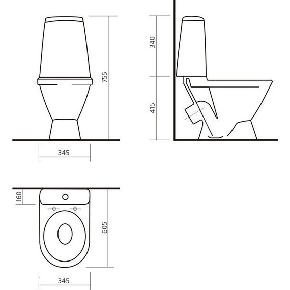 Унитаз напольный Sanita Лада комфорт WC.CC/Lada/2-DM/WHT.G/S1 с крышкой микролифт - 3 Унитаз напольный Sanita Лада комфорт WC.CC/Lada/2-DM/WHT.G/S1 с крышкой микролифт фото 3
