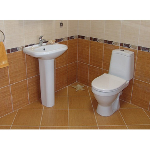 Унитаз напольный Sanita Лада комфорт WC.CC/Lada/2-DM/WHT.G/S1 с крышкой микролифт - 4 Унитаз напольный Sanita Лада комфорт WC.CC/Lada/2-DM/WHT.G/S1 с крышкой микролифт фото 4