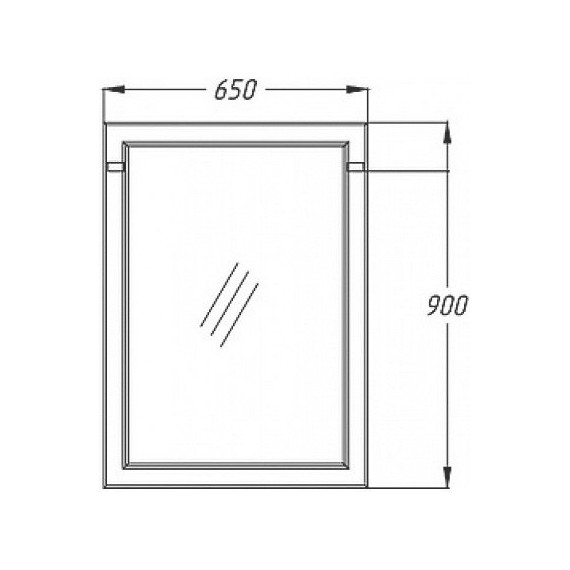 Зеркало Opadiris Омега 65 см, слоновая кость - 5 Зеркало Opadiris Омега 65 см, слоновая кость фото 5