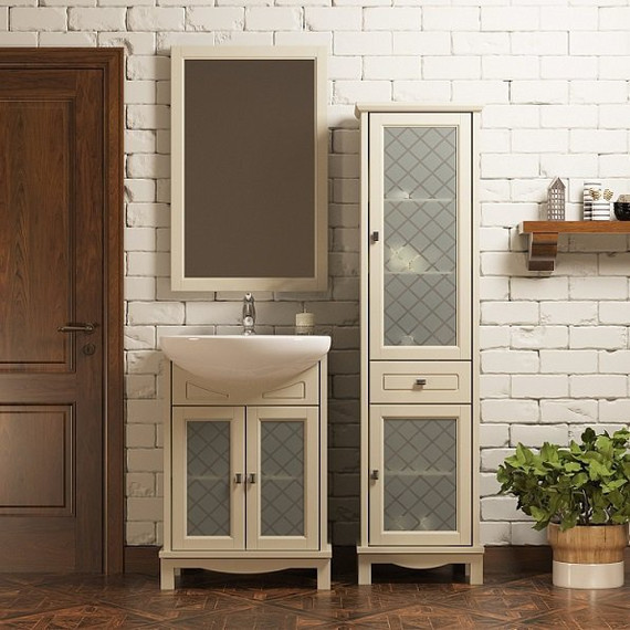 Пенал Opadiris Омега 45 правый, слоновая кость - 4 Пенал Opadiris Омега 45 правый, слоновая кость фото 4