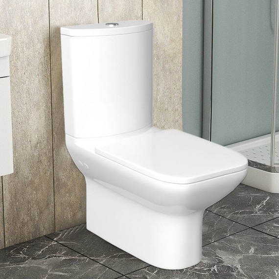 Унитаз-компакт Kale BABEL с тонкой крышкой микролифт фото 15