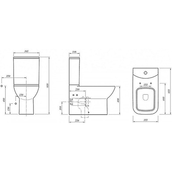 Унитаз-компакт Kale BABEL с тонкой крышкой микролифт фото 16