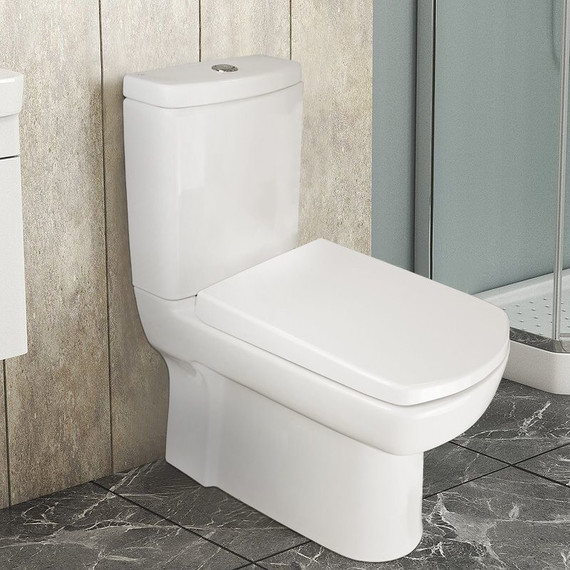 Унитаз-компакт безободковый  Kale BASICS с крышкой микролифт - 16 Унитаз-компакт безободковый  Kale BASICS с крышкой микролифт фото 16