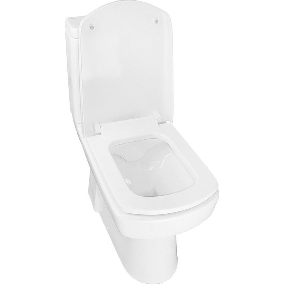 Унитаз-компакт безободковый  Kale BASICS с крышкой микролифт - 3 Унитаз-компакт безободковый  Kale BASICS с крышкой микролифт фото 3