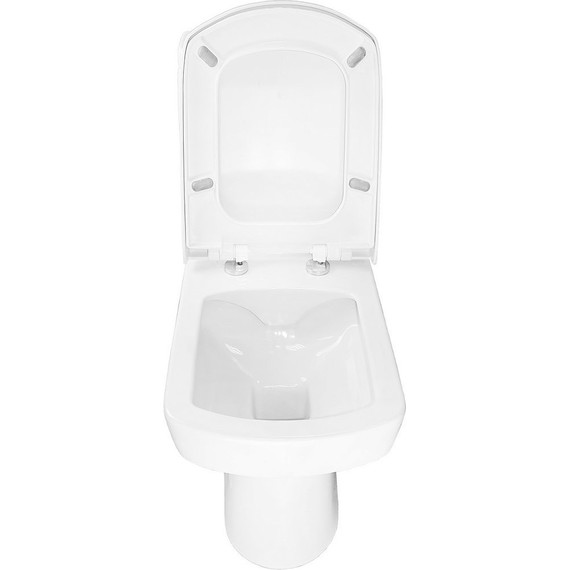 Унитаз-компакт безободковый  Kale BASICS с крышкой микролифт - 5 Унитаз-компакт безободковый  Kale BASICS с крышкой микролифт фото 5