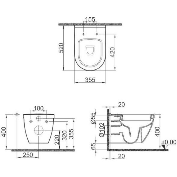 Унитаз-биде подвесной безободковый Kale Idea 2.0 с крышкой микролифт - 3 Унитаз-биде подвесной безободковый Kale Idea 2.0 с крышкой микролифт фото 3