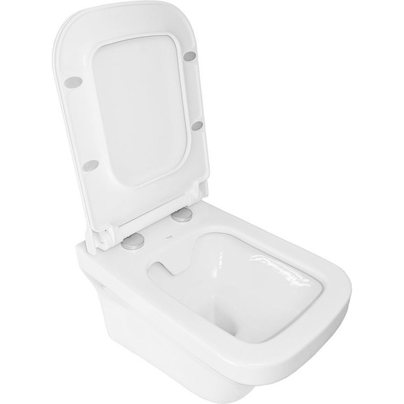 Унитаз подвесной безободковый Kale Mood 2.0 с крышкой микролифт - 3 Унитаз подвесной безободковый Kale Mood 2.0 с крышкой микролифт фото 3