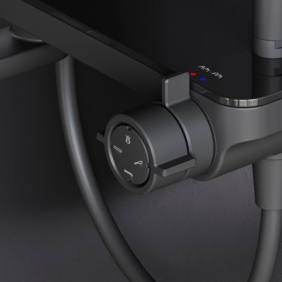 Душевая стойка Am.Pm Like F0780722, черный, Цвет производителя: чёрный фото 9