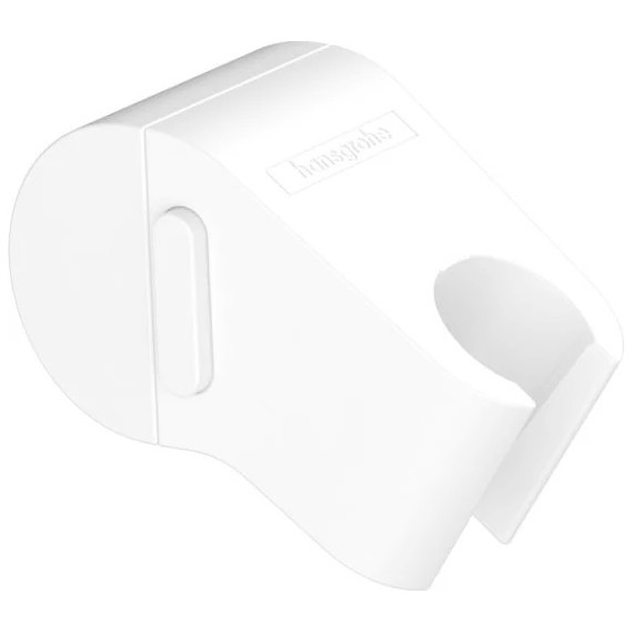 Держатель душевой лейки Hansgrohe WallStoris 27917700, белый матовый фото 