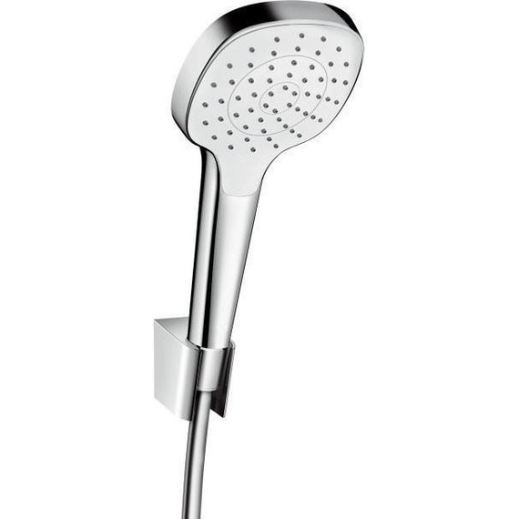 Душевой гарнитур Hansgrohe Croma Select E 26424400, белый/хром фото 
