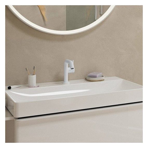 Смеситель для раковины Hansgrohe Tecturis S 73320700, белый - 6 Смеситель для раковины Hansgrohe Tecturis S 73320700, белый фото 6