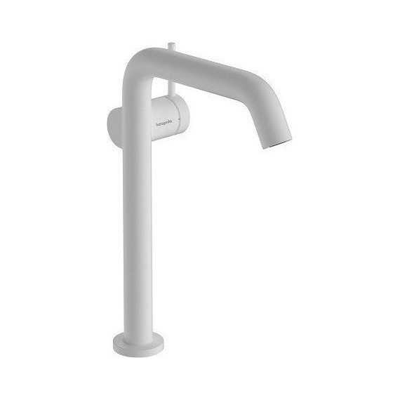 Смеситель для раковины высокий Hansgrohe Tecturis S 73370700, белый фото 