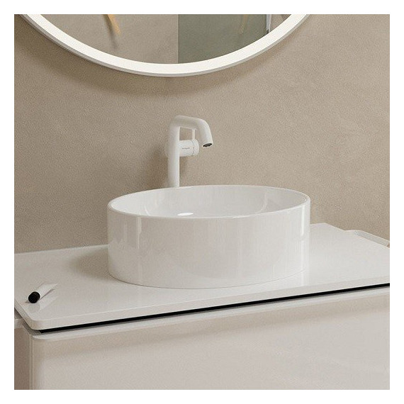 Смеситель для раковины высокий Hansgrohe Tecturis S 73370700, белый - 3 Смеситель для раковины высокий Hansgrohe Tecturis S 73370700, белый фото 3