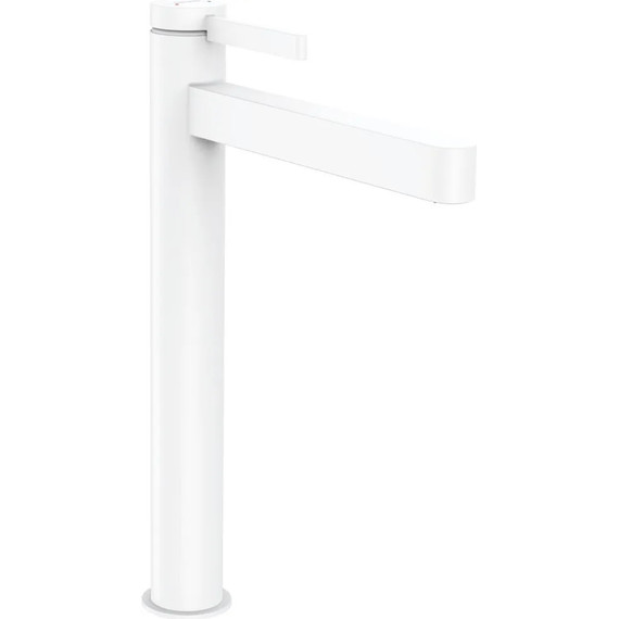 Смеситель для раковины высокий Hansgrohe Finoris 76070700, белый матовый фото 