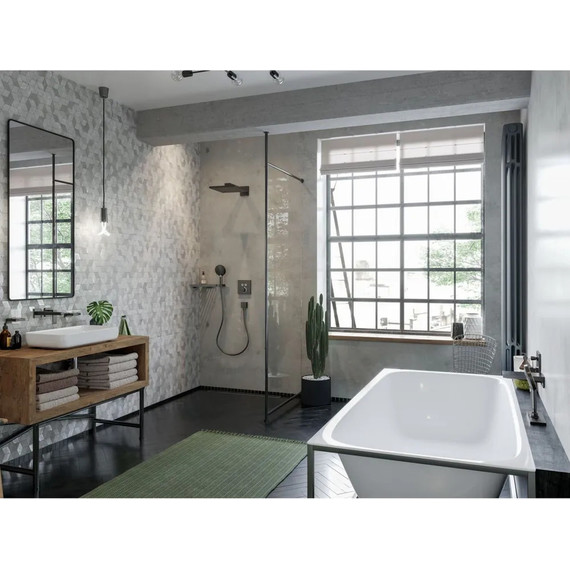 Мыльница Hansgrohe AddStoris 41746340, цвет шлифованный чёрный хром фото 3