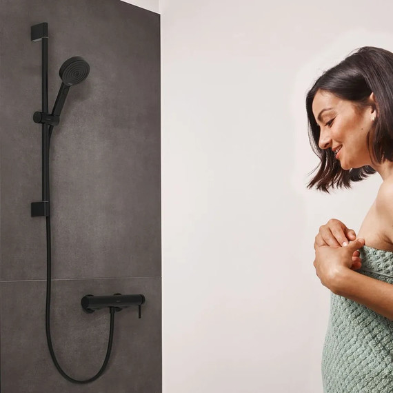 Смеситель для душа Hansgrohe Finoris 76620670, чёрный матовый фото 4