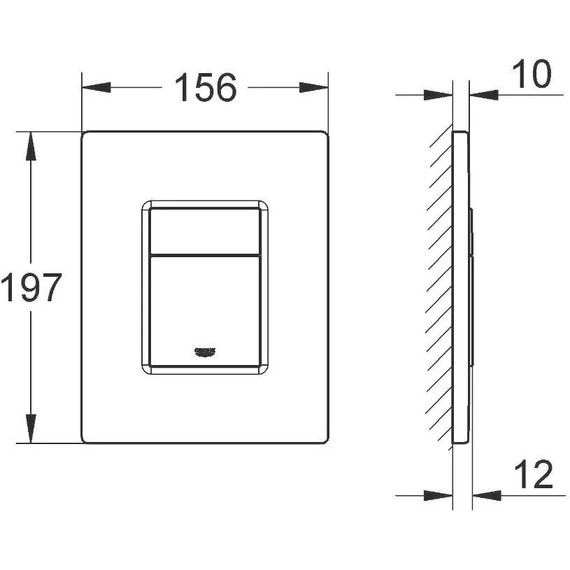 Инсталляция с подвесным унитазом комплект: Grohe Rapid SL с подвесным безободковым унитазом Azario Gloria AZ-2003 сиденье микролифт, крепление, кнопка смыва золото матовое, Цвет производителя: золото матовое фото 21
