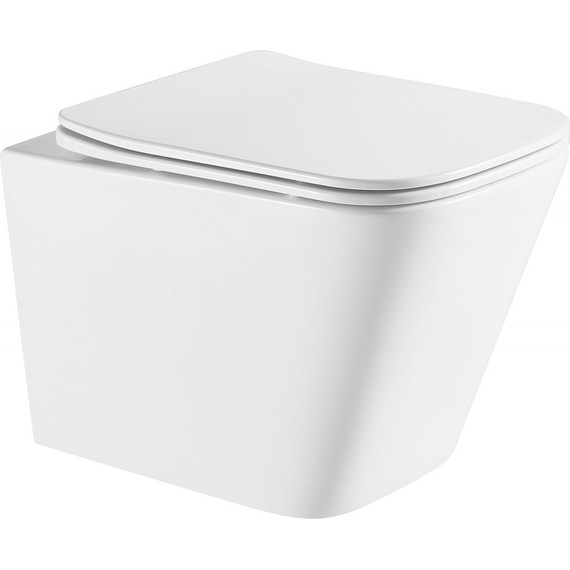 Инсталляция с подвесным унитазом комплект: Grohe Rapid SL с подвесным безободковым унитазом Azario Teramo AZ-0052-UQ сиденье микролифт, крепление, кнопка смыва золото глянцевое, Цвет производителя: золото глянцевое фото 4