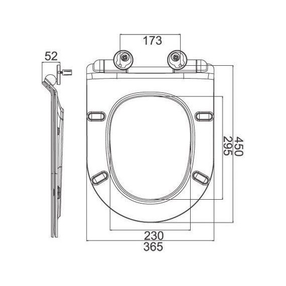 Инсталляция с подвесным унитазом комплект: Grohe Rapid SL с подвесным безободковым унитазом BelBagno Soft-Tor BB084CH-TOR+BB2111SC сиденье микролифт, крепление, кнопка смыва графит, Цвет производителя: графит - 29 Инсталляция с подвесным унитазом комплект: Grohe Rapid SL с подвесным безободковым унитазом BelBagno Soft-Tor BB084CH-TOR+BB2111SC сиденье микролифт, крепление, кнопка смыва графит, Цвет производителя: графит фото 29