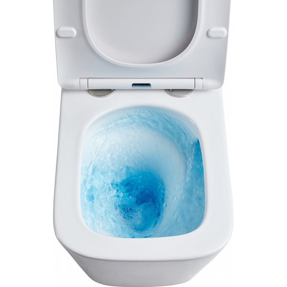 Инсталляция с подвесным унитазом комплект: Alcaplast AM101/1120-3:1 RU M70-0001 с подвесным безободковым унитазом Azario Teramo AZ-0052-UQ сиденье микролифт, крепление, кнопка смыва белый фото 10