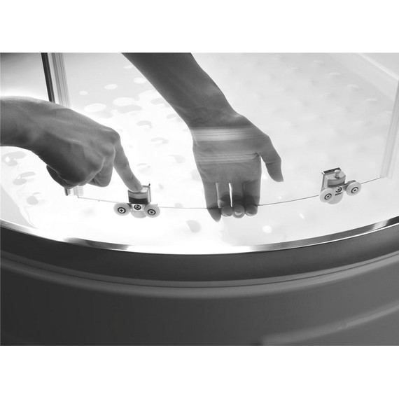 Душевое ограждение Radaway Premium Plus B 90х90х190 см, хром/матовое(фабрик) фото 5