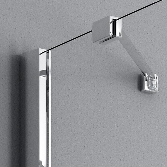 Душевое ограждение Radaway Fuenta New KDD 100х100 см, хром/прозрачное - 7 Душевое ограждение Radaway Fuenta New KDD 100х100 см, хром/прозрачное фото 7