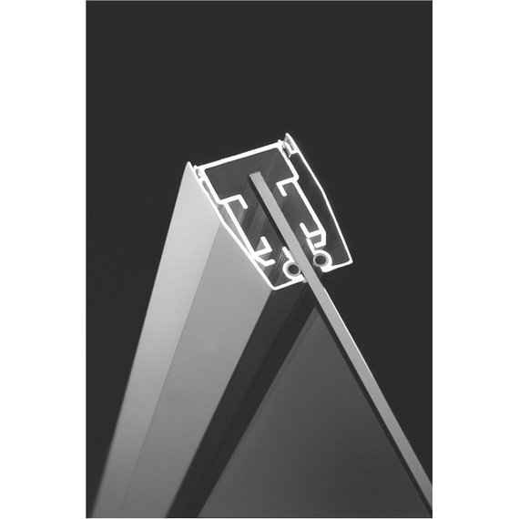 Душевое ограждение Radaway Almatea P 90х90 см, хром/тонированное фото 6