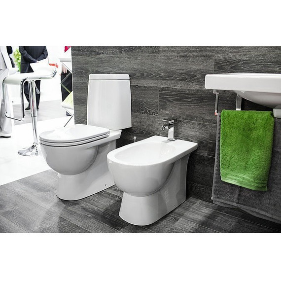 Унитаз-компакт Sanita Luxe Fest WC.CC/Fest/2-DM/WHT.G/S1 с крышкой микролифт фото 3