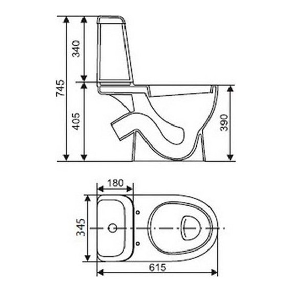 Унитаз-компакт Sanita Luxe MAX WC.CC/Max/2-DM/WHT.G/S1 с крышкой микролифт - 5 Унитаз-компакт Sanita Luxe MAX WC.CC/Max/2-DM/WHT.G/S1 с крышкой микролифт фото 5