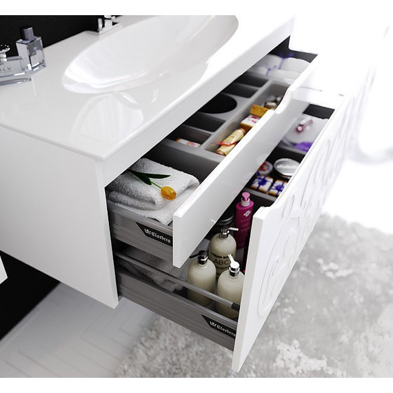 Тумба подвесная с раковиной Aqwella Clarberg Elegance 120 см EL0112 фото 7