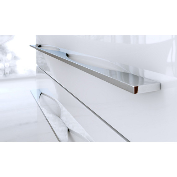 Тумба напольная с раковиной Aqwella Milan 100 см Mil.01.10/2n/W фото 2