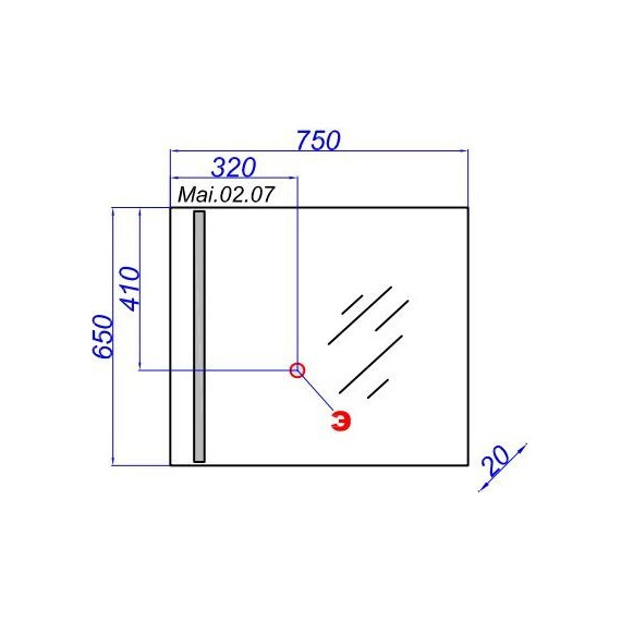 Зеркало Aqwella Miami 75 см Mai.02.07 фото 7