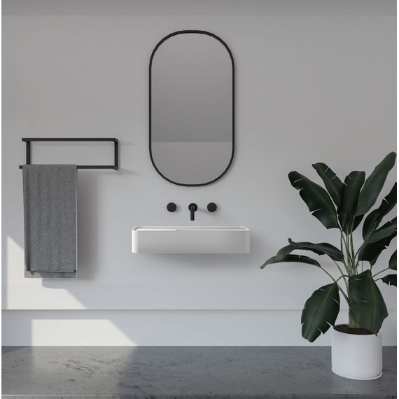 Раковина подвесная Abber Stein 120 см AS2627-1.2, белый матовый - 3 Раковина подвесная Abber Stein 120 см AS2627-1.2, белый матовый фото 3