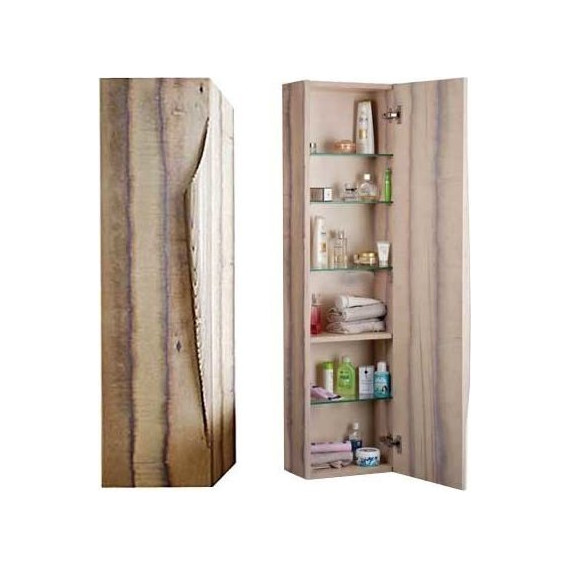 Пенал подвесной Aqwella Clarberg Papyrus wood 35 см Pap-w.05.35/LIGHT, дерево фото 3