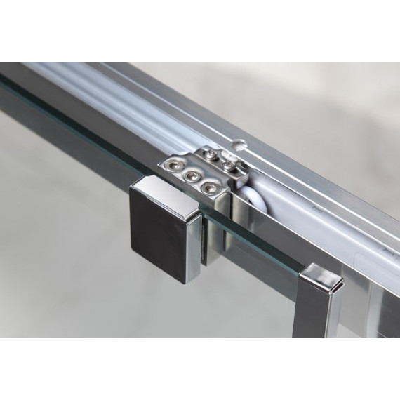 Душевое ограждение Cezares LUх-SOFT-AH-1 140х100 см, хром/прозрачное - 3 Душевое ограждение Cezares LUх-SOFT-AH-1 140х100 см, хром/прозрачное фото 3