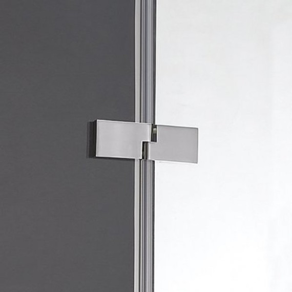 Душевое ограждение Cezares BERGAMO-R-1 90х90 см L, хром/прозрачное фото 3