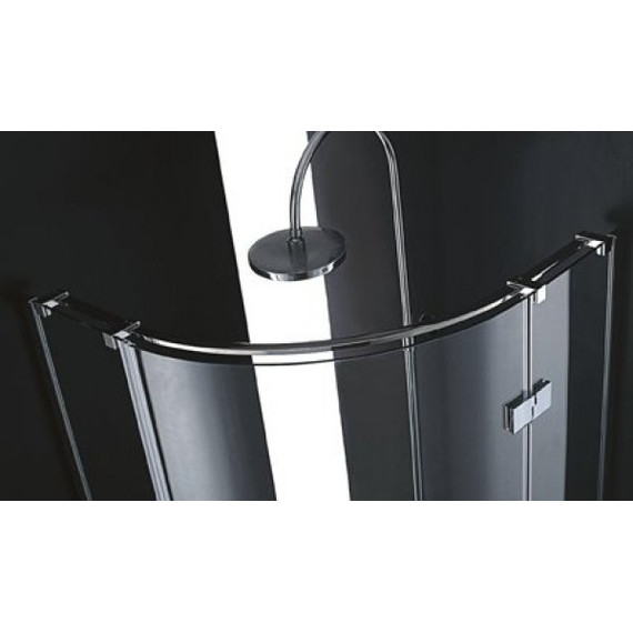 Душевое ограждение Cezares BERGAMO-R-2 100х100 см, хром/прозрачное фото 2