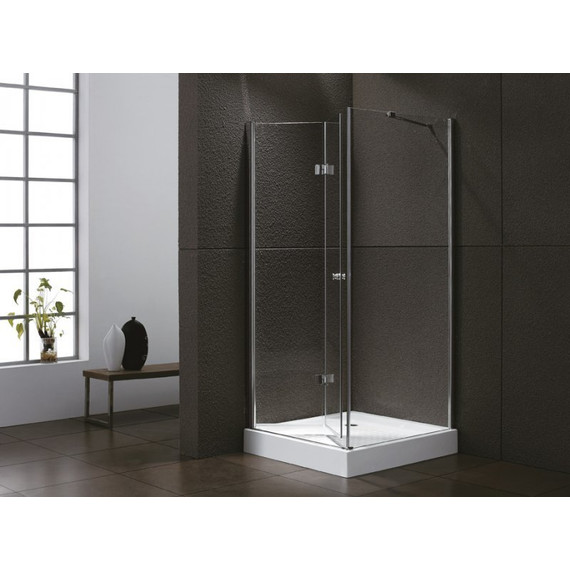 Душевое ограждение Cezares Elena AS-1 100х100 см, хром/прозрачное фото 2