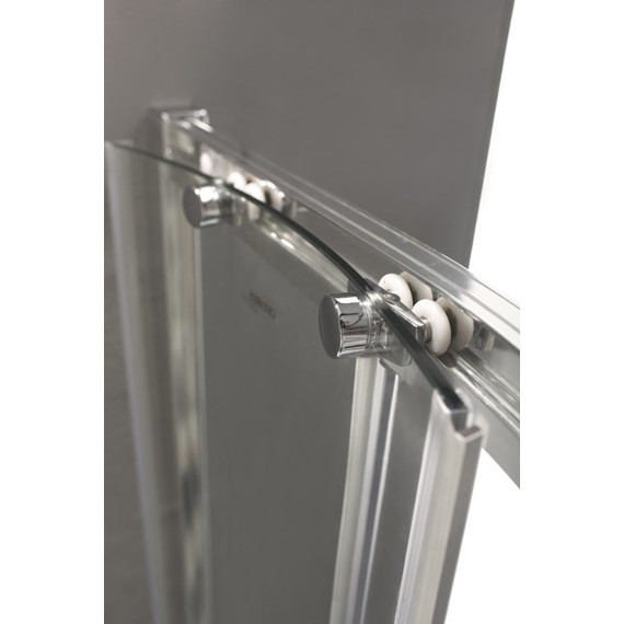Душевое ограждение Cezares Anima R-2 100х100 см, хром/прозрачное фото 2