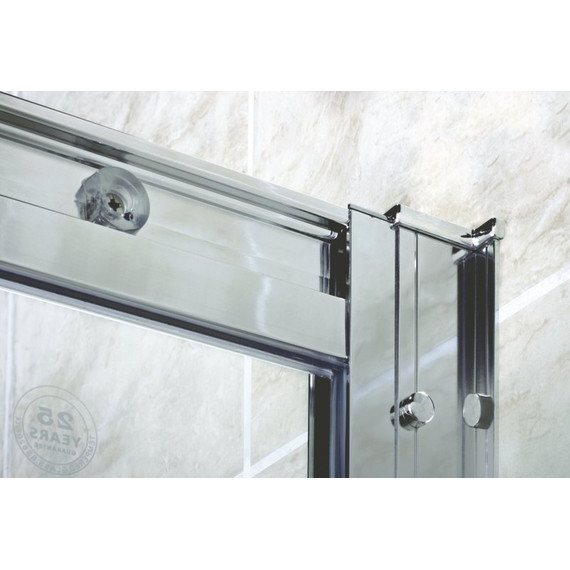 Душевое ограждение Cezares Pratico R-2 90х90 см, хром/прозрачное фото 3