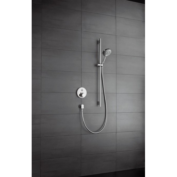 Душевой гарнитур Hansgrohe Raindance Select S 120 3jet/Unica 26631400, белый/хром фото 4