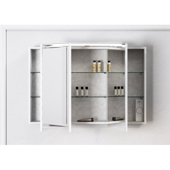 Зеркало-шкаф Aqwella Broadway 110 см Brw.04.10 - 2 Зеркало-шкаф Aqwella Broadway 110 см Brw.04.10 фото 2