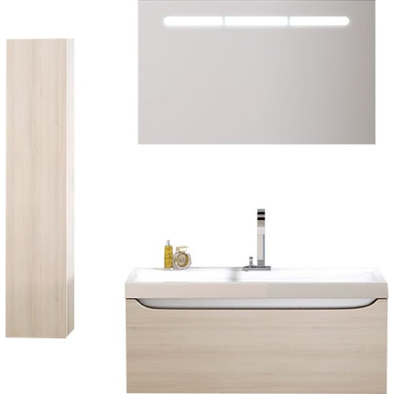 Тумба подвесная с раковиной Aqwella Verona 80 см Ver.01.08/A+49259, акация, Цвет фасада: бежевый - 5 Тумба подвесная с раковиной Aqwella Verona 80 см Ver.01.08/A+49259, акация, Цвет фасада: бежевый фото 5