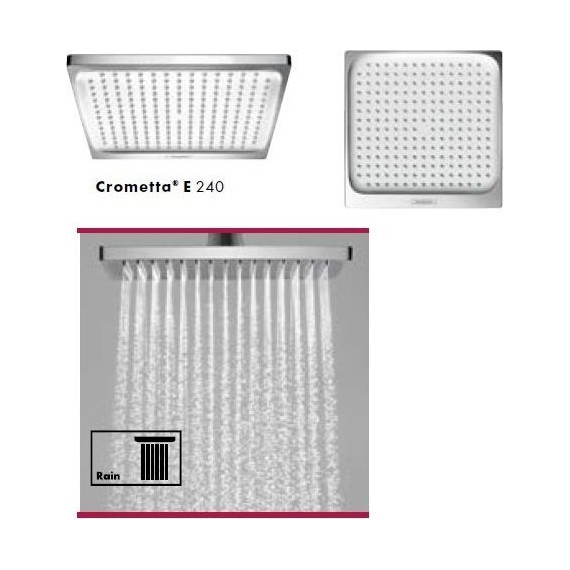 Душевая стойка Hansgrohe Crometta E 240 1jet Showerpipe 27289000 фото 5