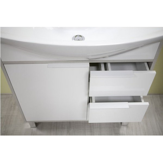 Тумба напольная с раковиной Акватон Рико 80 см 1A2154K1RIB90, белый/ясень - 6 Тумба напольная с раковиной Акватон Рико 80 см 1A2154K1RIB90, белый/ясень фото 6