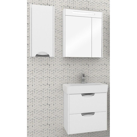 Зеркало шкаф Акватон Сильва 60 см 1A216202SIW70 - 3 Зеркало шкаф Акватон Сильва 60 см 1A216202SIW70 фото 3